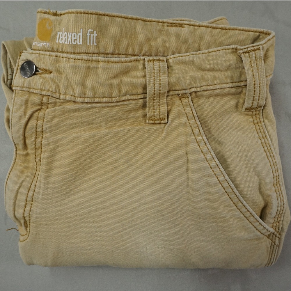 Carhartt Double Knee Pants Men 38x28 Relaxed Fit Loose Baggy Canvas Workwear Y2K